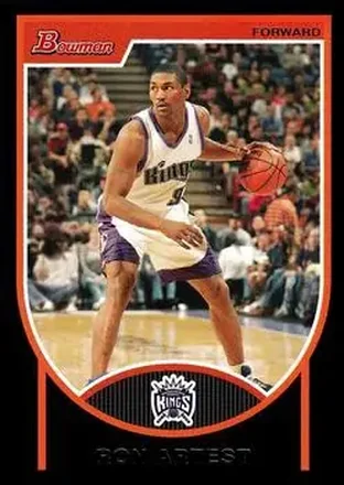 2007-08 Bowman #93 - Metta World Peace - Sacramento Kings 2007-08 Bowman #93 - Metta World Peace - Sacramento Kings