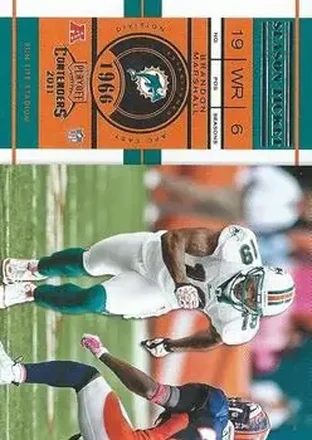 2011 Playoff Contenders #4 - Brandon Marshall - Miami Dolphins