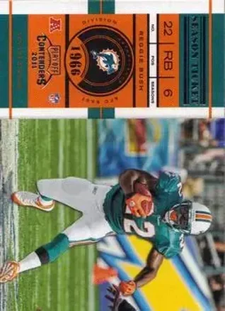 2011 Playoff Contenders #6 - Reggie Bush - Miami Dolphins