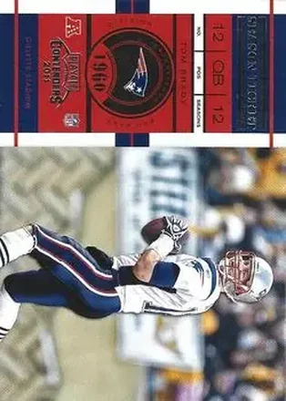 2011 Playoff Contenders #9 - Tom Brady - New England Patriots
