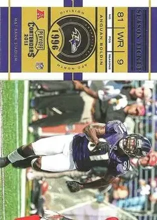 2011 Playoff Contenders #14 - Anquan Boldin - Baltimore Ravens