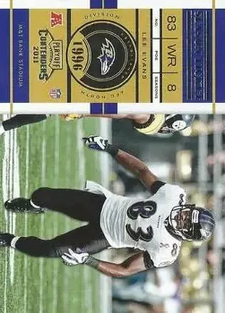 2011 Playoff Contenders #16 - Lee Evans - Baltimore Ravens