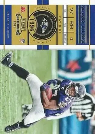 2011 Playoff Contenders #17 - Ray Rice - Baltimore Ravens