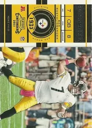 2011 Playoff Contenders #24 - Ben Roethlisberger - Pittsburgh Steelers