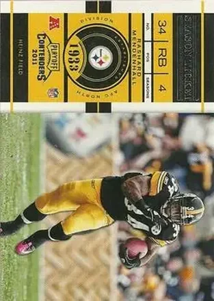 2011 Playoff Contenders #26 - Rashard Mendenhall - Pittsburgh Steelers