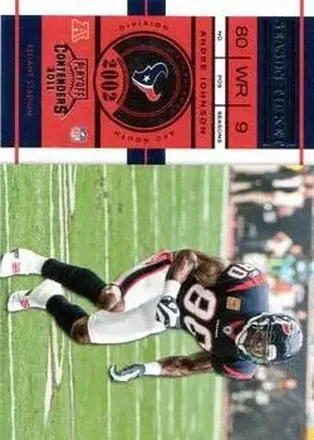 2011 Playoff Contenders #27 - Andre Johnson - Houston Texans