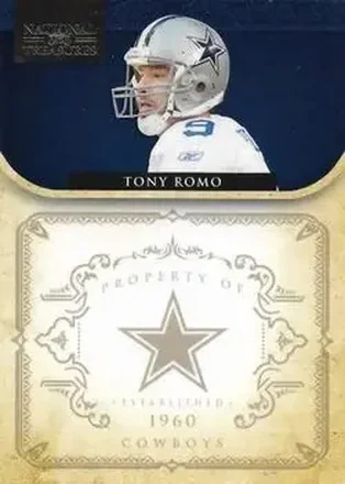 2011 Playoff National Treasures #42 - Tony Romo - Dallas Cowboys