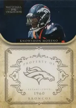 2011 Playoff National Treasures #45 - Knowshon Moreno - Denver Broncos
