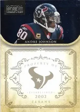2011 Playoff National Treasures #58 - Andre Johnson - Houston Texans