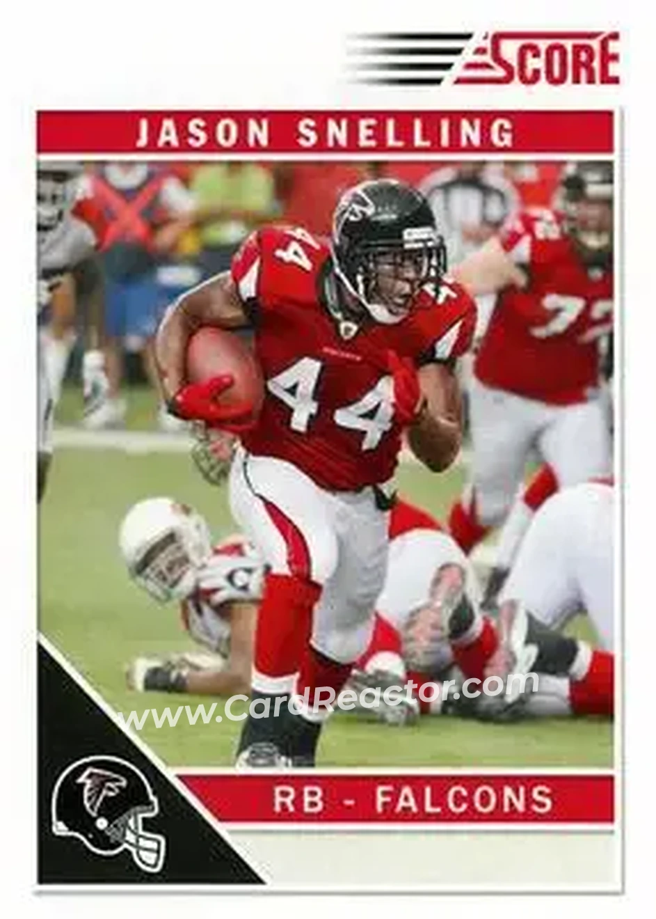 2011 Score #13 - Jason Snelling - Atlanta Falcons - Front