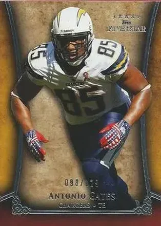 2011 Topps Five Star #8 - Antonio Gates - San Diego Chargers