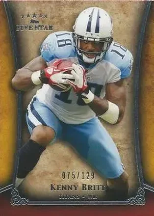 2011 Topps Five Star #21 - Kenny Britt - Tennessee Titans