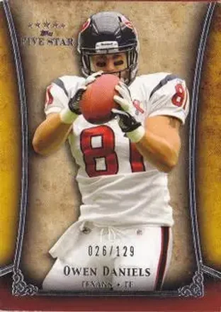 2011 Topps Five Star #24 - Owen Daniels - Houston Texans