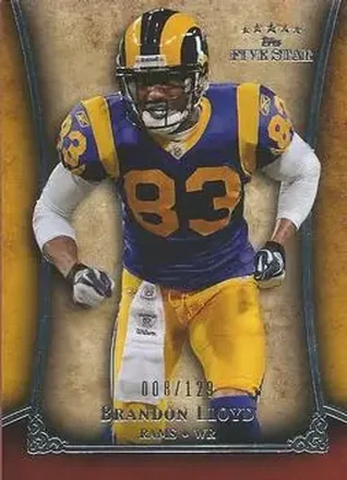 2011 Topps Five Star #27 - Brandon Lloyd - St. Louis Rams