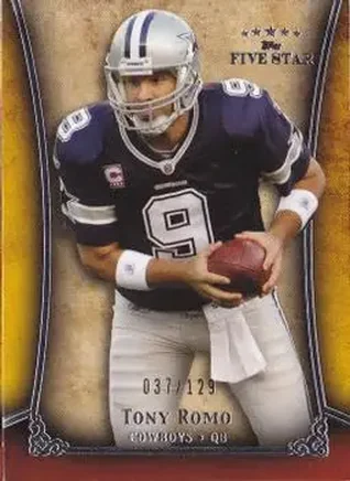 2011 Topps Five Star #36 - Tony Romo - Dallas Cowboys