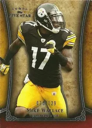 2011 Topps Five Star #41 - Mike Wallace - Pittsburgh Steelers