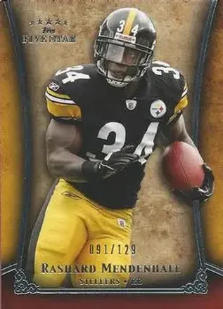 2011 Topps Five Star #48 - Rashard Mendenhall - Pittsburgh Steelers
