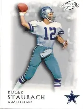2011 Topps Gridiron Legends #10 - Roger Staubach - Dallas Cowboys