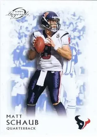 2011 Topps Gridiron Legends #18 - Matt Schaub - Houston Texans