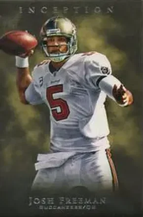 2011 Topps Inception #23 - Josh Freeman - Tampa Bay Buccaneers