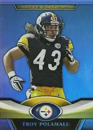 2011 Topps Platinum #3 - Troy Polamalu - Pittsburgh Steelers