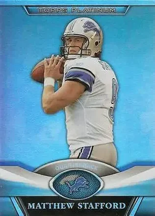 2011 Topps Platinum #9 - Matthew Stafford - Detroit Lions