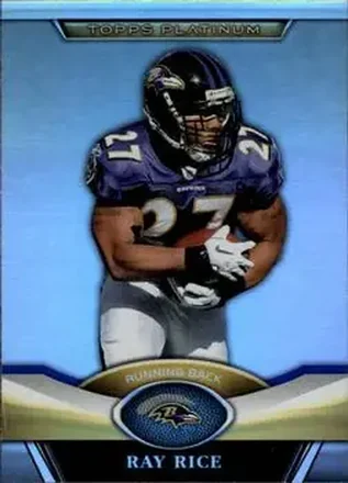 2011 Topps Platinum #20 - Ray Rice - Baltimore Ravens