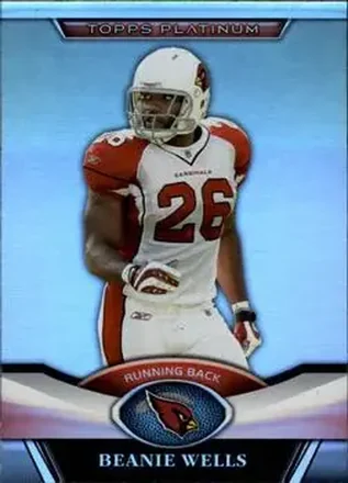 2011 Topps Platinum #24 - Beanie Wells - Arizona Cardinals