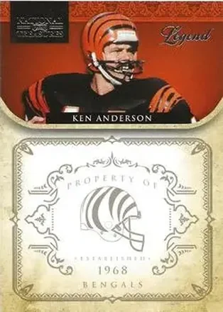 2011 Playoff National Treasures #174 - Ken Anderson - Cincinnati Bengals