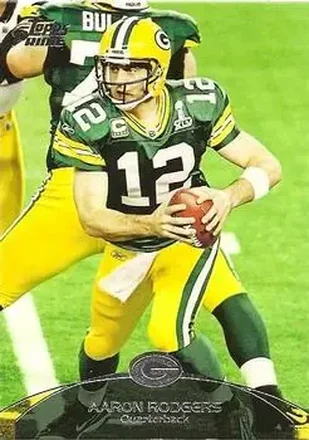 2011 Topps Prime #1 - Aaron Rodgers - Green Bay Packers