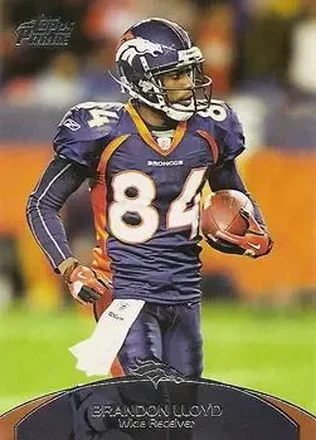 2011 Topps Prime #4 - Brandon Lloyd - Denver Broncos