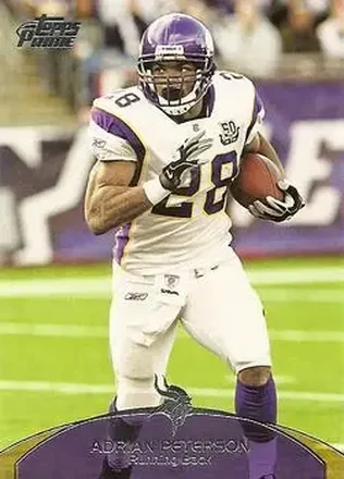 2011 Topps Prime #20 - Adrian Peterson - Minnesota Vikings