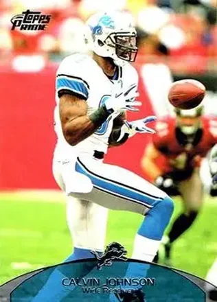 2011 Topps Prime #28 - Calvin Johnson - Detroit Lions