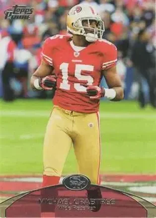 2011 Topps Prime #75 - Michael Crabtree - San Francisco 49ers