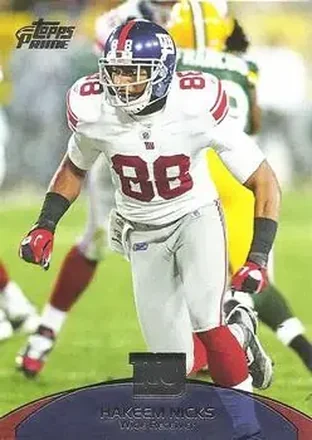 2011 Topps Prime #76 - Hakeem Nicks - New York Giants