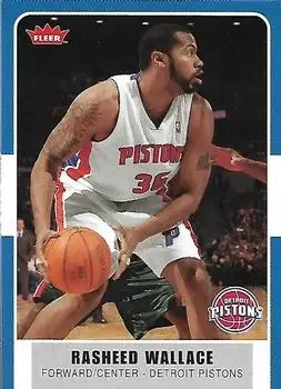 2007-08 Fleer #6 Rasheed Wallace