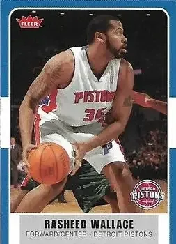 2007-08 Fleer #6 Rasheed Wallace