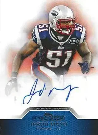 2011 Topps Precision - Autographs #PCVA-JM - Jerod Mayo - New England Patriots