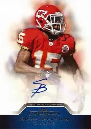 2011 Topps Precision - Autographs #PCVA-SB - Steve Breaston - Kansas City Chiefs