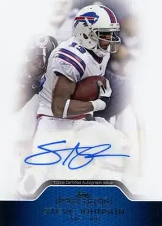2011 Topps Precision - Autographs #PCVA-SJ - Steve Johnson - Buffalo Bills