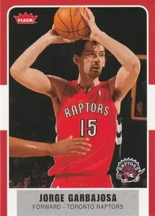 2007-08 Fleer #18 - Jorge Garbajosa - Toronto Raptors
