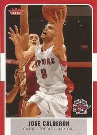 2007-08 Fleer #20 - José Calderón - Toronto Raptors 2007-08 Fleer #20 - José Calderón - Toronto Raptors