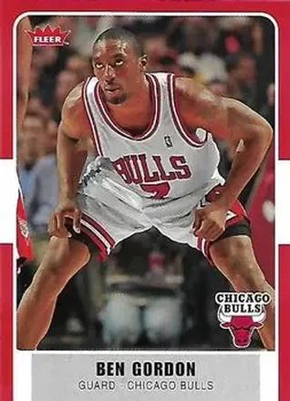 2007-08 Fleer #29 - Ben Gordon - Chicago Bulls 2007-08 Fleer #29 - Ben Gordon - Chicago Bulls