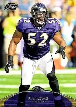 2011 Topps Prime #104 - Ray Lewis - Baltimore Ravens
