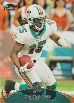 2011 Topps Prime #138 - Davone Bess - Miami Dolphins