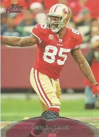 2011 Topps Prime #144 - Vernon Davis - San Francisco 49ers