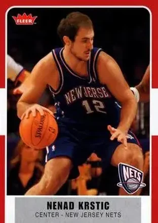 2007-08 Fleer #39 - Nenad Krstić - New Jersey Nets