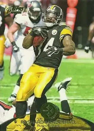 2011 Topps Prime - Aqua #11 - Rashard Mendenhall - Pittsburgh Steelers