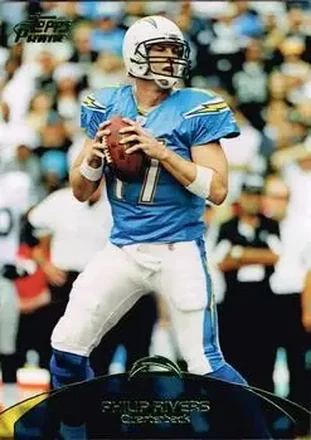 2011 Topps Prime - Aqua #19 - Philip Rivers - San Diego Chargers