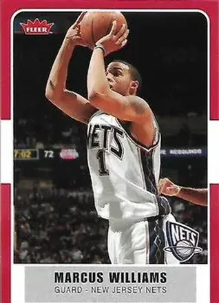 2007-08 Fleer #40 - Marcus Williams - New Jersey Nets 2007-08 Fleer #40 - Marcus Williams - New Jersey Nets